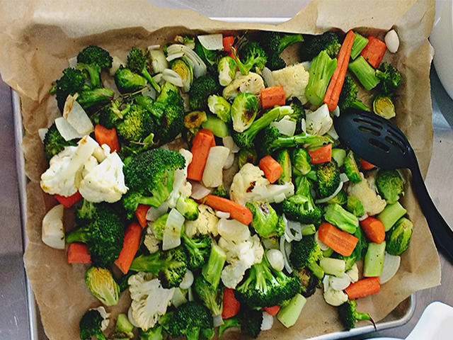 Roasted Vegetable Salad + Vinaigrette